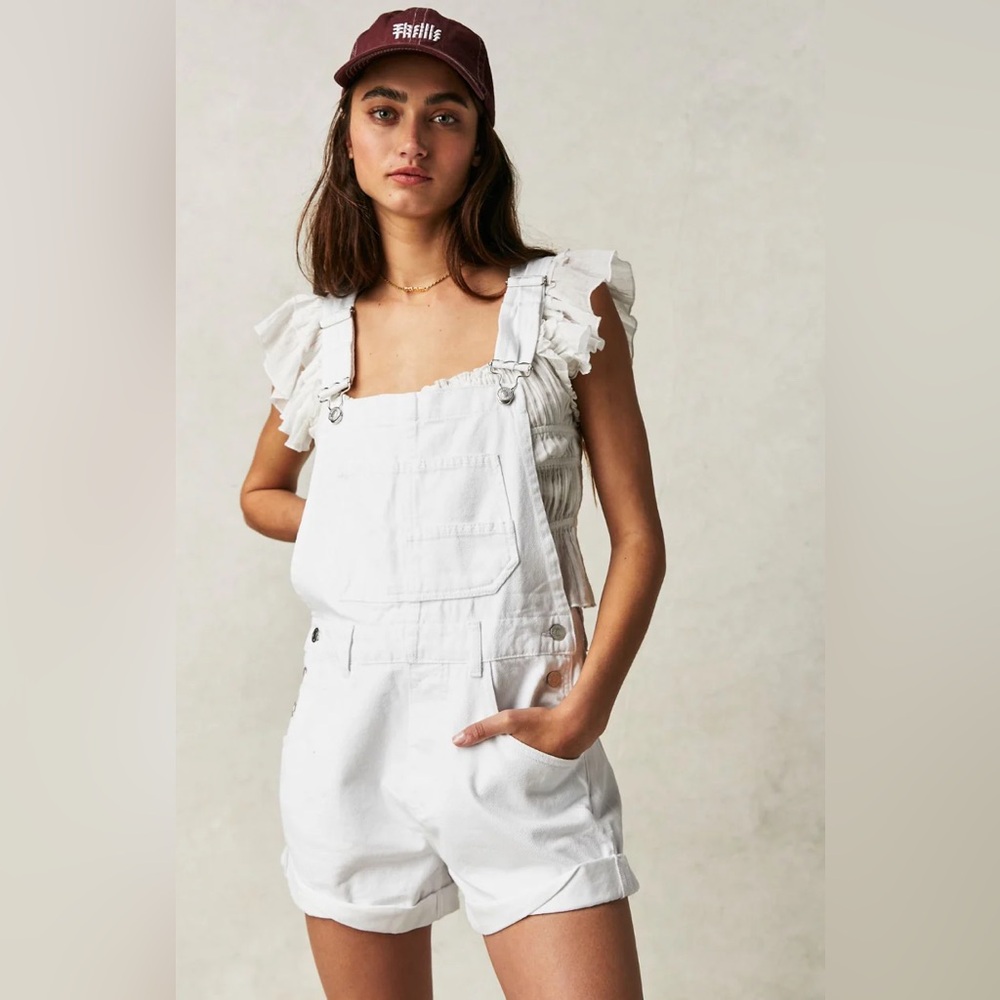 We The Free Cream Shortalls